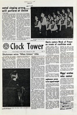 The Clock Tower | February 27, 1970