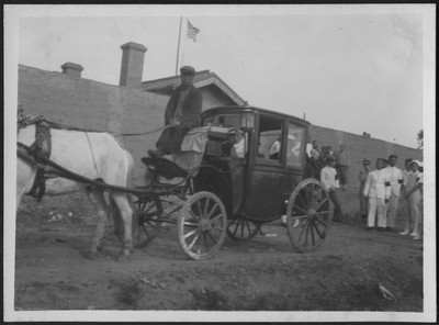 Carriage for the women in the funeral procession for Dr. Coulston