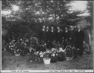 Group of Missionaries at Dr. Coulston's Gravesite