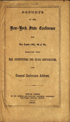 Reports Of The New-York State Conference For The Years 1862,'63 And '64