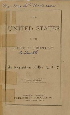 The United States In The Light Of Prophecy