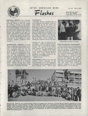 Inter-American News Flashes | May 4, 1976