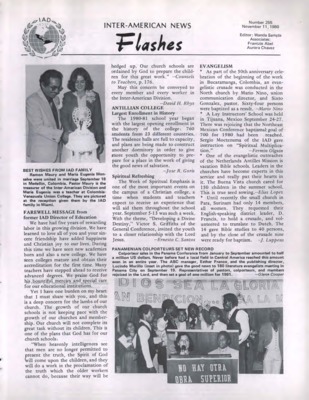 Inter-American News Flashes | November 11, 1980