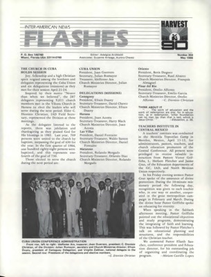 Inter-American News Flashes | May 1, 1986