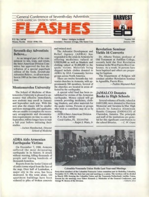Inter-American Division News Flashes | January 1, 1989