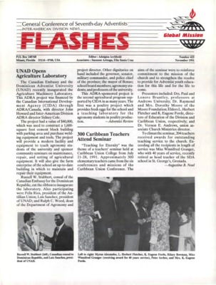 Inter-American Division News Flashes | November 1, 1991