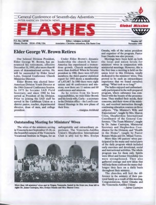 Inter-American Division News Flashes | November 1, 1993