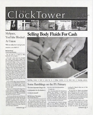 The Clock Tower | April 21, 2008
