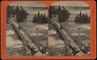 No. 311: Niagara - Suspenion Bridge at the Burning Spring