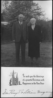 Drs. Percy and Lillian Magan Christmas card