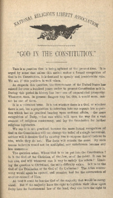 God In The Constitution