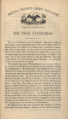 The True Statesman