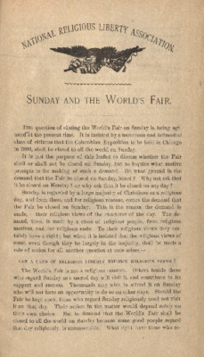 Sunday And The World's Fair