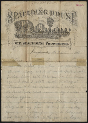 James White to Dudley M. Canright, 11 February 1881