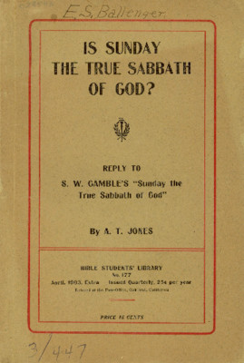 Is Sunday The True Sabbath Of God?