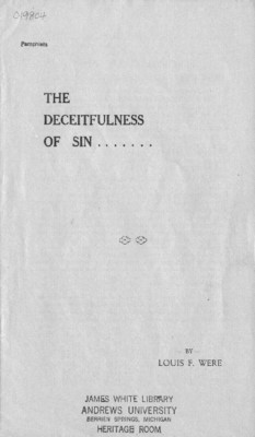 The Deceitfulness Of Sin