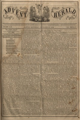 The Advent Herald | December 15, 1849