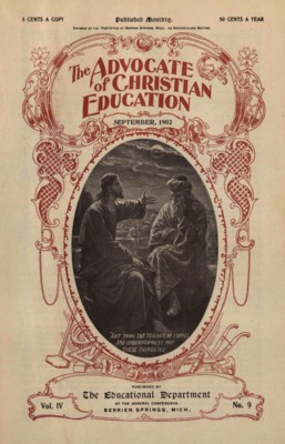 The Advocate of Christian Education | September 1, 1902