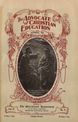 The Advocate of Christian Education | November 1, 1902