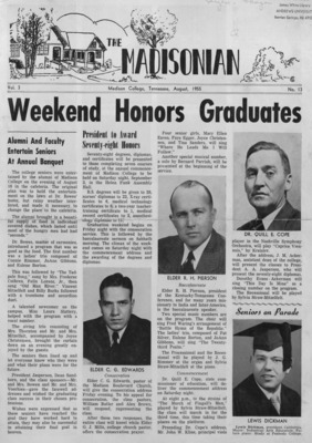 The Madisonian | August 1, 1955