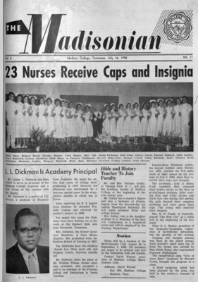 The Madisonian | July 16, 1958